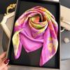 Silk Feel Luxury Square Silk Scarf 70cm Lady Headband Bandana New Women Headscarf