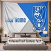Custom Name Text Tapestry Sheffield Wednesday FC Personalized Polyester Wall Tapestry For Bedroom And Room