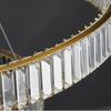 Bohemia 80 Double - double row crystal chandelier LED ring 80+40 gold