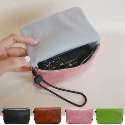 Nová PU brašna na fotoaparát Vodotěsné Nárazuvzdorné Pouzdro na digitální fotoaparát Multifunkční Přenosná Fotobrašna Brašna na DSLR fotoaparát 1ks