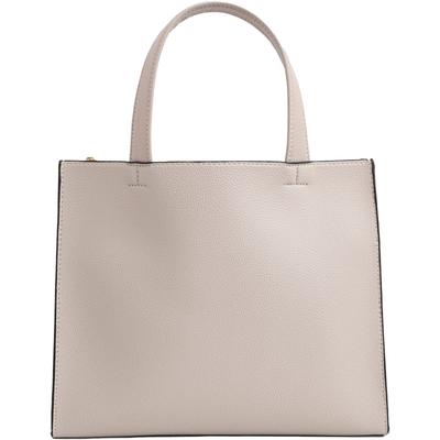 Small Tote Bag with Hidden IC Card Pocket On the Mini Tote Pass Beige Bottom, Bag, Handbag, Simple, Case, Compact, Lightweight, Bag, Men's,