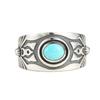 Mens Adjustable Turquoise Tone Ring With Tribal Handmade Vintage Style