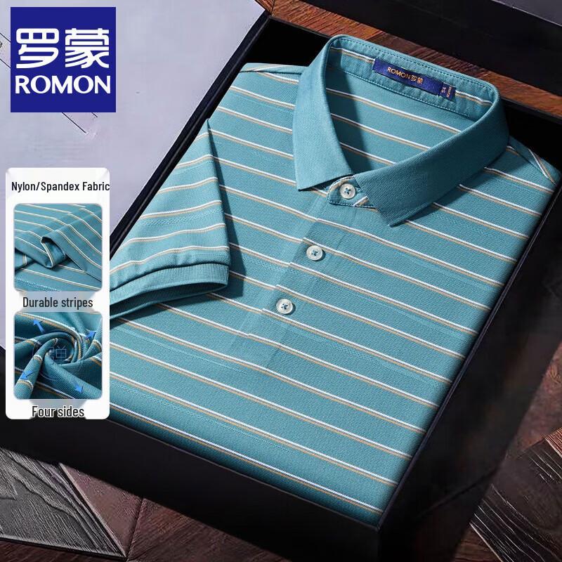 

Romon Men s Business Casual Polo T-Shirt 56