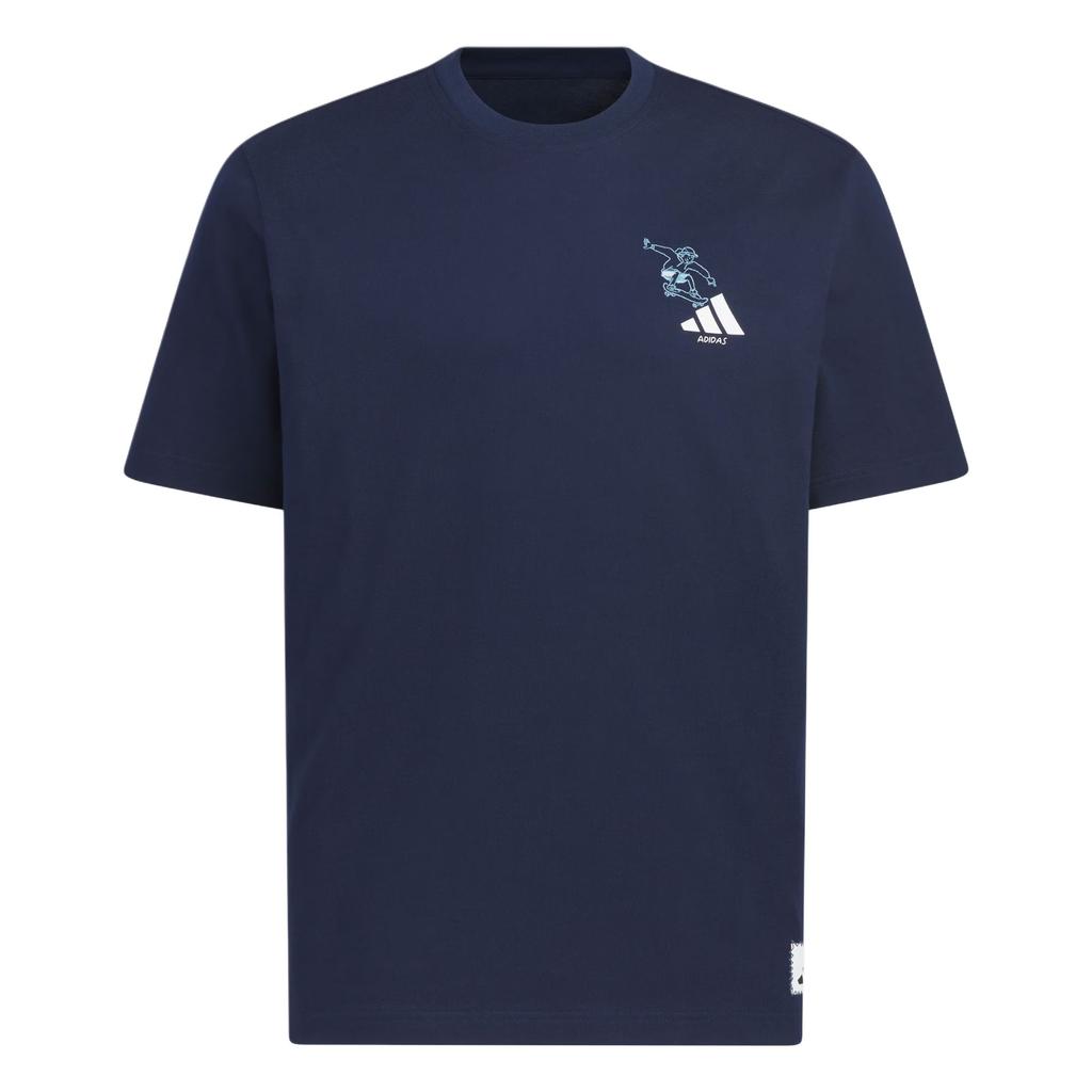 Adidas Skateboard Sports Loose Fit Crew Neck Short Sleeve T-Shirt Men Tops KC2869