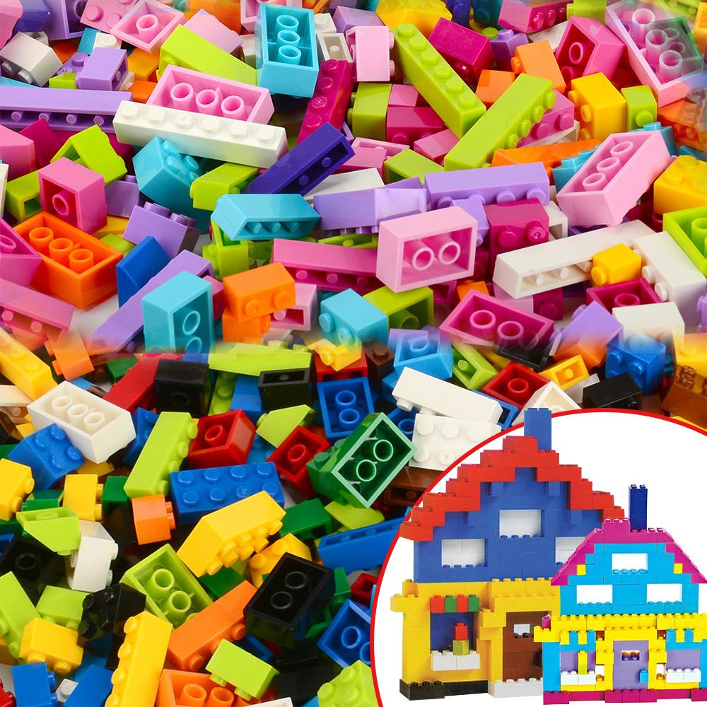 250/500/750 1000 Stück Ersatzteile DIY Klassische Bausteine Bauen Weihnachtsgeschenk Kreative Moc-Sets Stadt Spielzeug