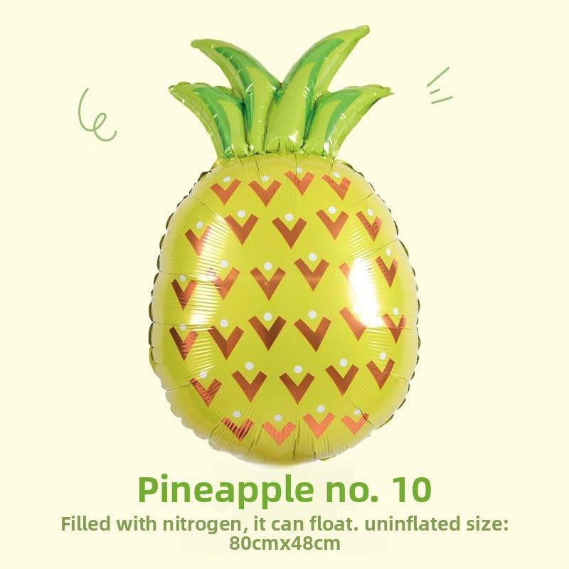 Baloane cu aer plutitoare din folie de aluminiu în formă de fructe și legume, Recuzită foto, Decorațiune eveniment, Decorațiune petrecere tematică de ziua de naștere