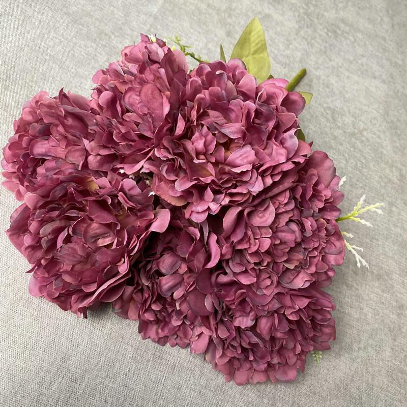 Peony Flower Artificial Wedding Centerpiece For Home Decor And Photography Prop