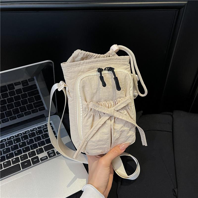Solid Simple Large Capacity Nyl Shoulder Bags string High Quality Casual Versatile Fresh Women's Crossbody Bags 2026 New