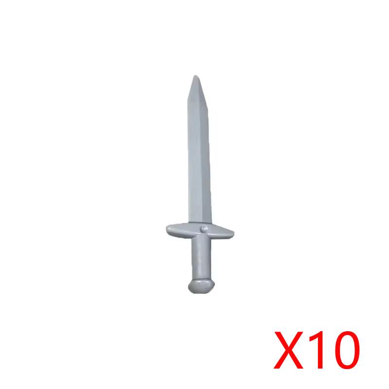 MOC Castello Medievale Cavaliere Armatura Figura Parti Blocchi da Costruzione Tempio Aquila Nera Cavaliere Guerriero Armi Accessorio Mattoncini Giocattolo T01