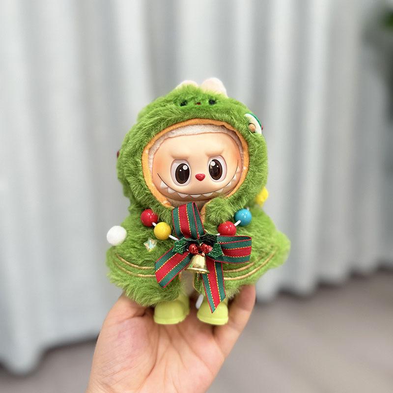 The First, Second and Third Generations of Christmas Baby Clothes Wear 17cm Pendants, and The Clothes Sit with Colored Beads Christmas Set.