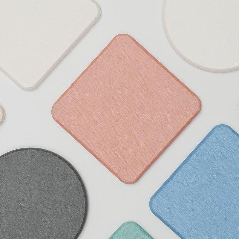 Solid Color Round Square Diatomaceous Earth Mats Toiletries Coasters Simple Absorbent Non-Slip Cup Home And Decoration Kitchen