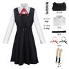 Chainsaw Man Black Suit Cosplay Costume, Aki Hayakawa & Denji Uniform Casual Business Black Suit Outfit