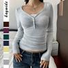 Women S Y2k Versatile Long Sleeve T Shirt Inner Wear