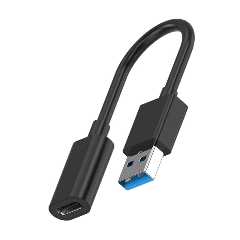 Cavo Adattatore da USB 3.0 Maschio a USB C Femmina 5Gbps per Ricarica Rapida e Trasferimento Dati Cavo di Conversione per Cuffie Digitali