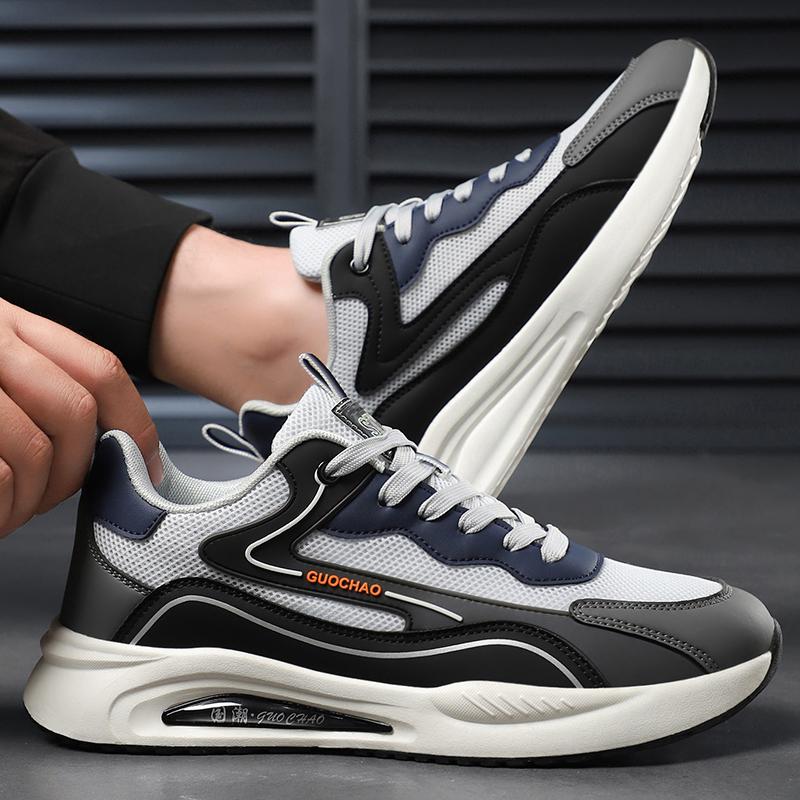 Men Breathable Mesh Running Shoes Fashion Casual Sneakers Lightweight Walking Sports Shoes Sizes 38-47 for Outdoor Travel