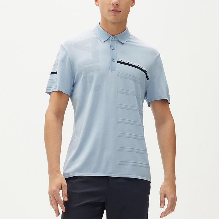 New FILA Polo Shirts Men's Zen Blue F11M131125F-LB