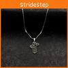 Cross Pendant Necklace Stainless Steel Chain Geometric Design For Men Women