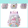 Adorable Cartoon Kids Backpack Large Capacity Nylon For Boys And Girls School Use