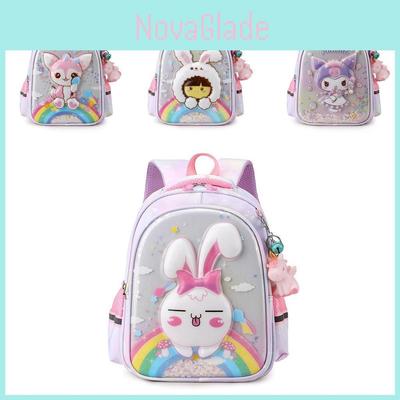 Adorable Cartoon Kids Backpack Large Capacity Nylon For Boys And Girls School Use
