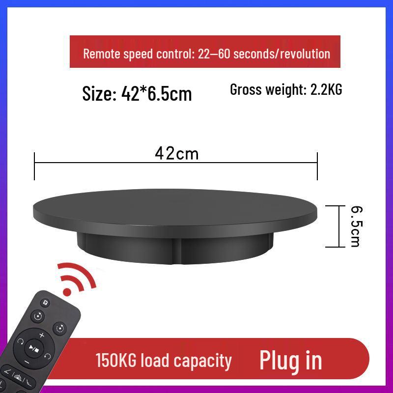 42cm Automatic Electric Rotating Display Stand for Photography and Live Video