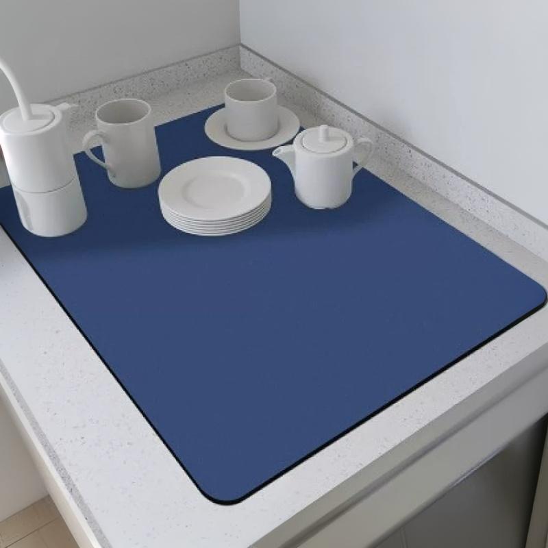 Absorbująca, szybkoschnąca, antypoślizgowa mata na blat kuchenny 30*40 cm, szybkoschnąca podkładka drenażowa do łazienki, na ekspres do kawy, do suszenia naczyń