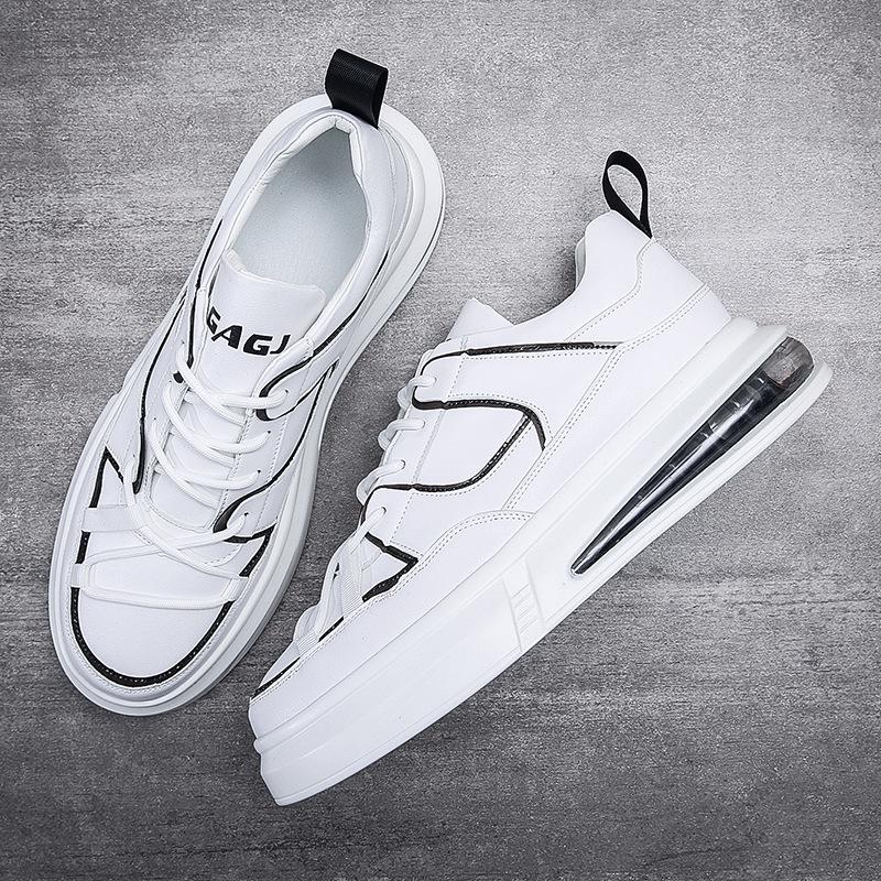 Men's shoes spring and autumn casual shoes trendy versatile fashion trendy shoes air cushion flat heel shoes color matching entity Wenzhou factory