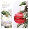 9pcs 8cm Christmas Ball Set Big Painted Christmas Tree Decoration Pendant Creative Shatterproof Hanging Ornament New Year