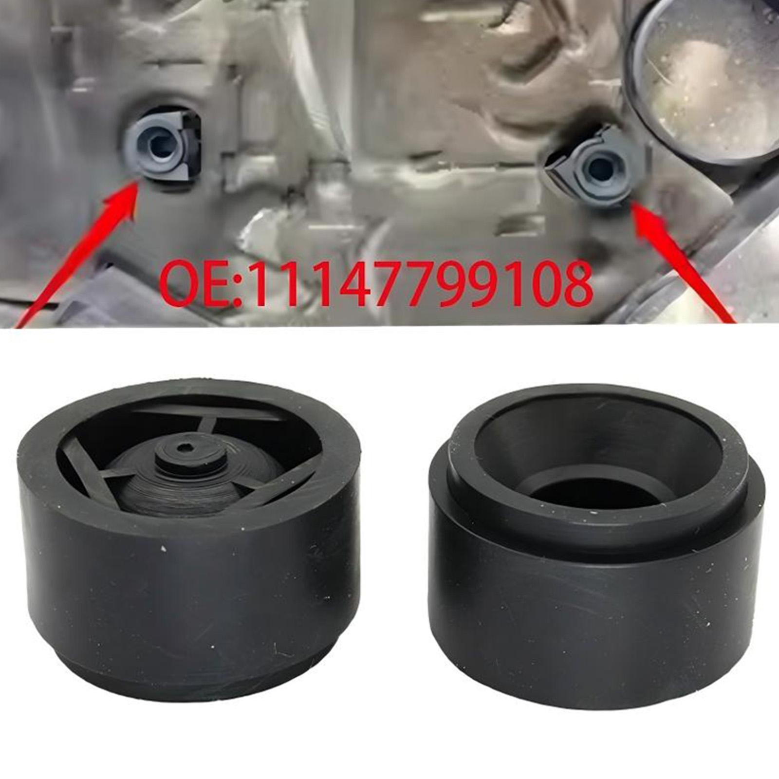 High Durability Engine Cover Mount Bush 15mm Height Absorbs Vibrations for Improved Driving Comfort 13717588501 11147799108 7799108