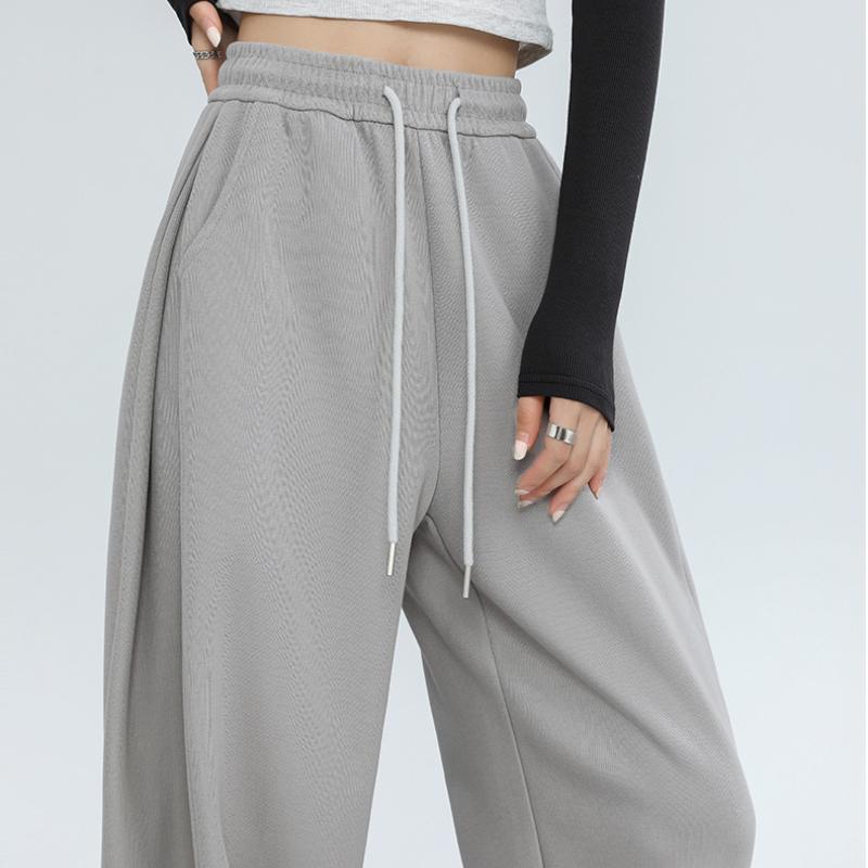Women's Sweatpants Loose-Fit High Waist Casual Petite Bell Bottoms New Style Autumn Winter Wide Leg Pants