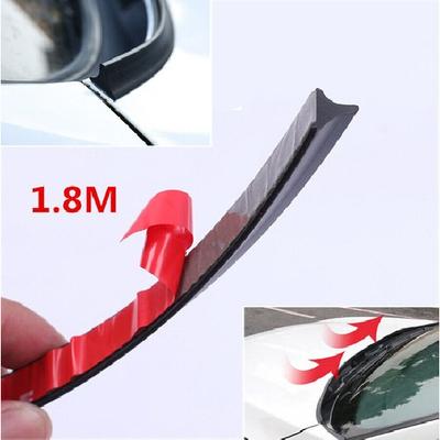 70 INCH Rubber Car Front Hood Windshield Seal Strip Moulding Wind Deflector Trim