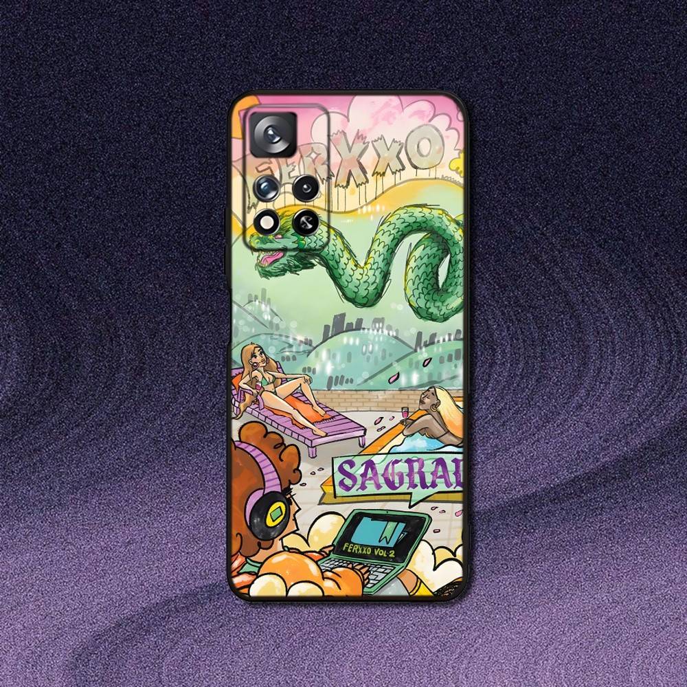 

Feid SE LO JURO MOR Phone Case For Samsung S21,FE,S21,Note 20,S26,S25,S24,S23,Ultra,S9,S22,Plus Soft Black Samsung S22plus5G