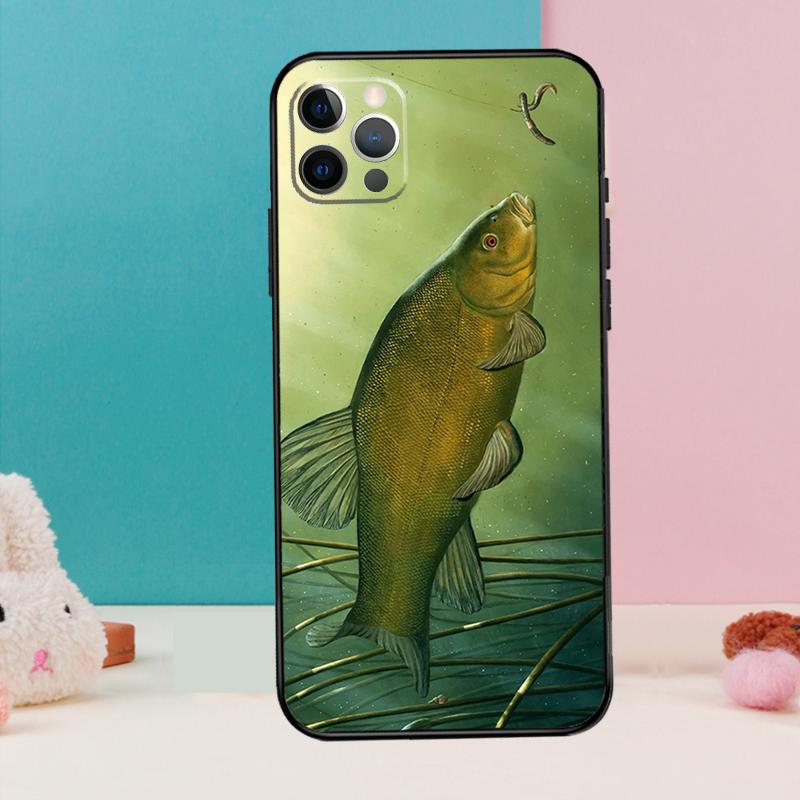 Chub Carp Fish Phone Case For iPhone 17 Air 16 15 13 12 11 14 Pro Max 12 13 Mini 15 16 Plus 16e Cover Coque