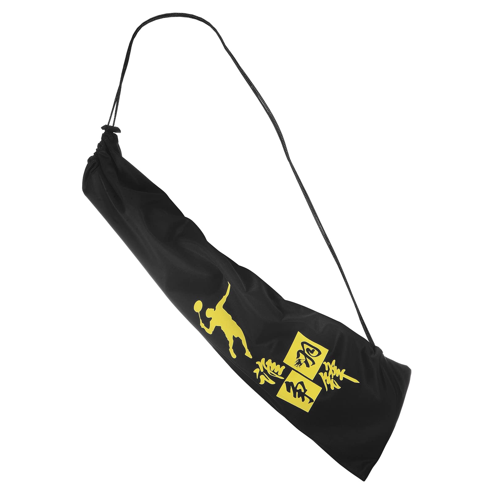 

PATIKIL Badminton Racket Cover Bag Soft Badminton Racket Pouch Velvet Lining Single Shoulder Drawstring for Badminton Players Black