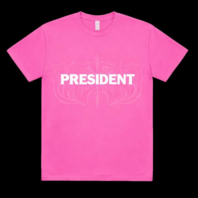 President President Logo Merch Tour 2026 T-Shirt S