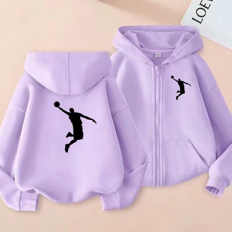 Fashionable Cartoon Printed Sports Zipper Jackets for Boys Girls Suitable for Children Aged3 To13 for Casual Anime Autumn Winter