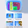 Stable Reptile Feeding Box with Basking Platform High Transparency Turtle Breeding Box with Rest Diving Crawling Incubation Area Aquarium Supplies