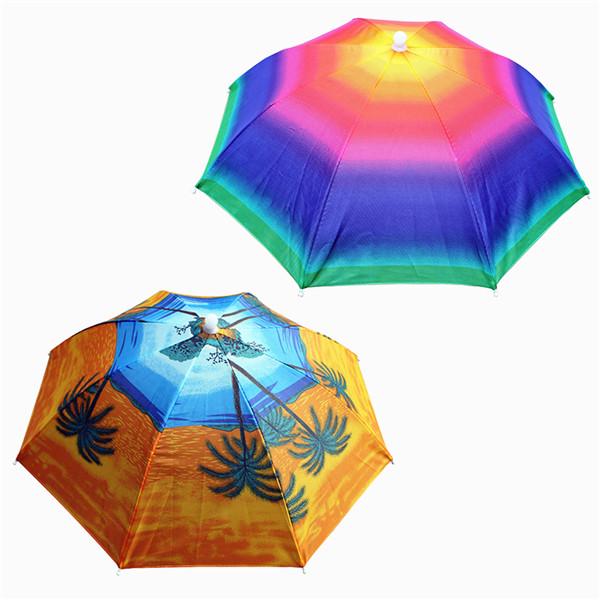Buy New Foldable Head Umbrella Hat Cap 