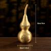 Brass Dragon Gourd: Hundred Blessings Treasure, Fire-Extinguishing Kitchen Ornament