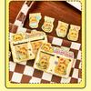 Gift Double Magnetic Cartoon Custard Bear Bookmarks for Students Cute Reading Book Page Kawai Stationery Office School Supplies