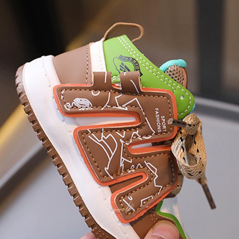 Spring and Autumn Style All-match High-top Soft-soled Sports Shoes for Boys and Girls