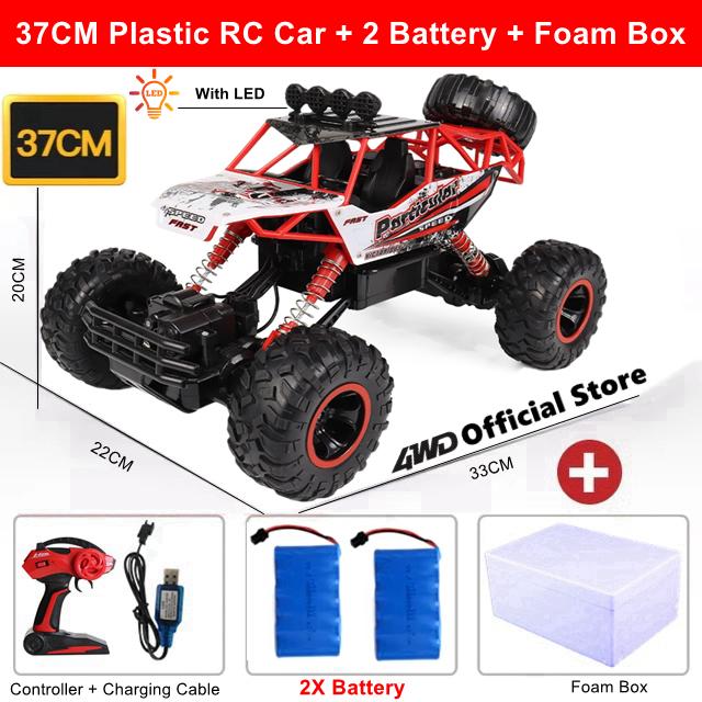 Remote Control Off Road Rc Car Radio Climbing Super Alloy Truck Buggy 4x4 Rtr Vehicle Electric Toy For Children Kid Gift