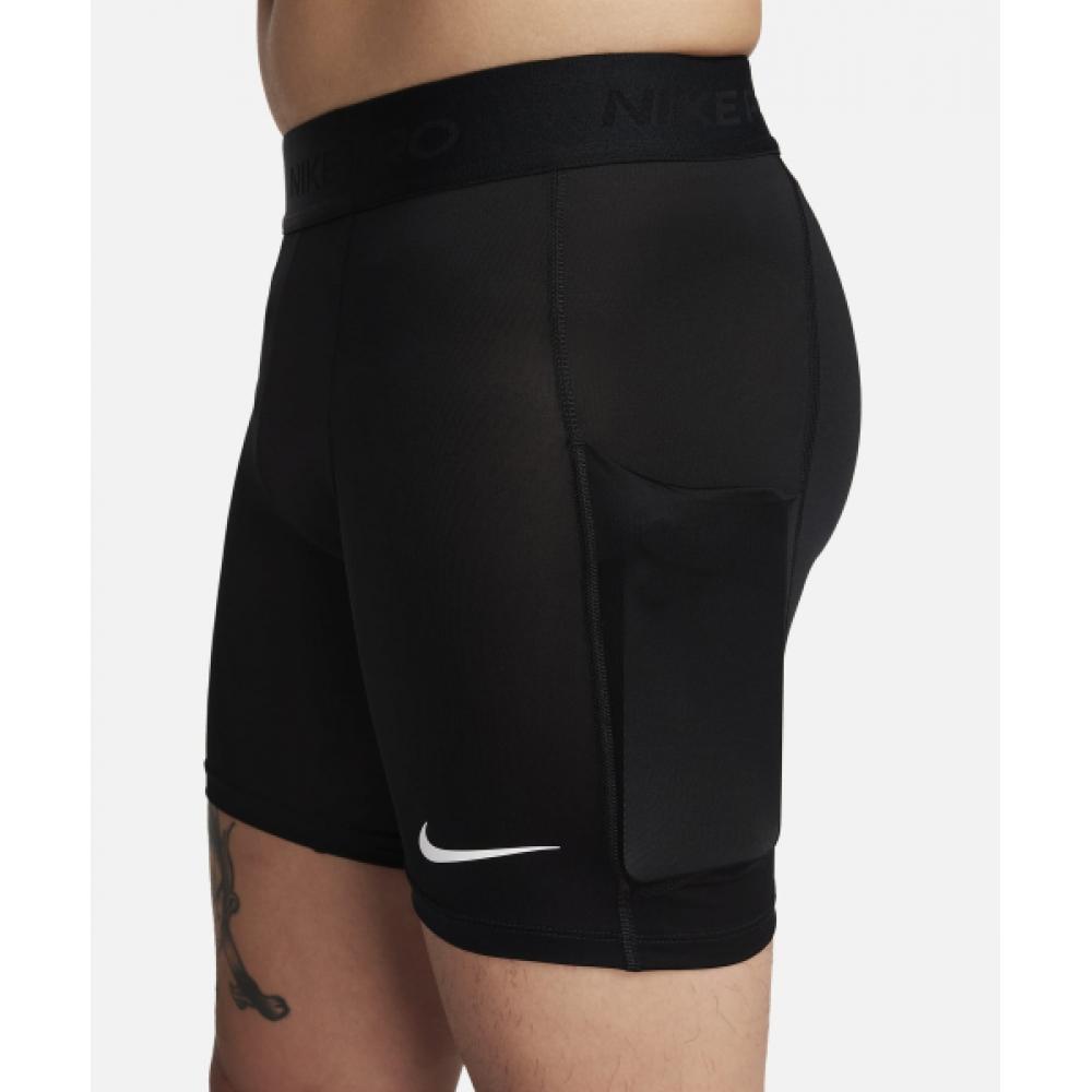 Nike Pantaloncini Fitness Pro Dry Fit M Nero Bianco Fb7959 010