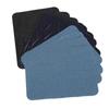 12pcs Square Shape Iron-on Patches Premium Quality Fabric Repair Patches  For Clothing