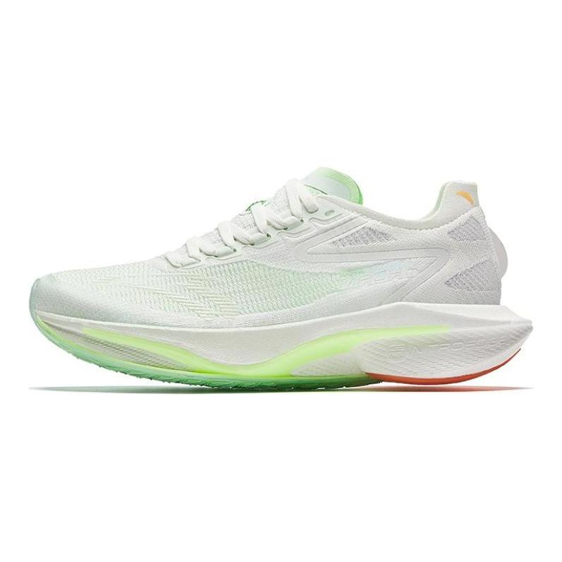 Anta Cushioning Wear Resistant Rebound Low Top Training Running Shoes Women's White Green 122425584-2