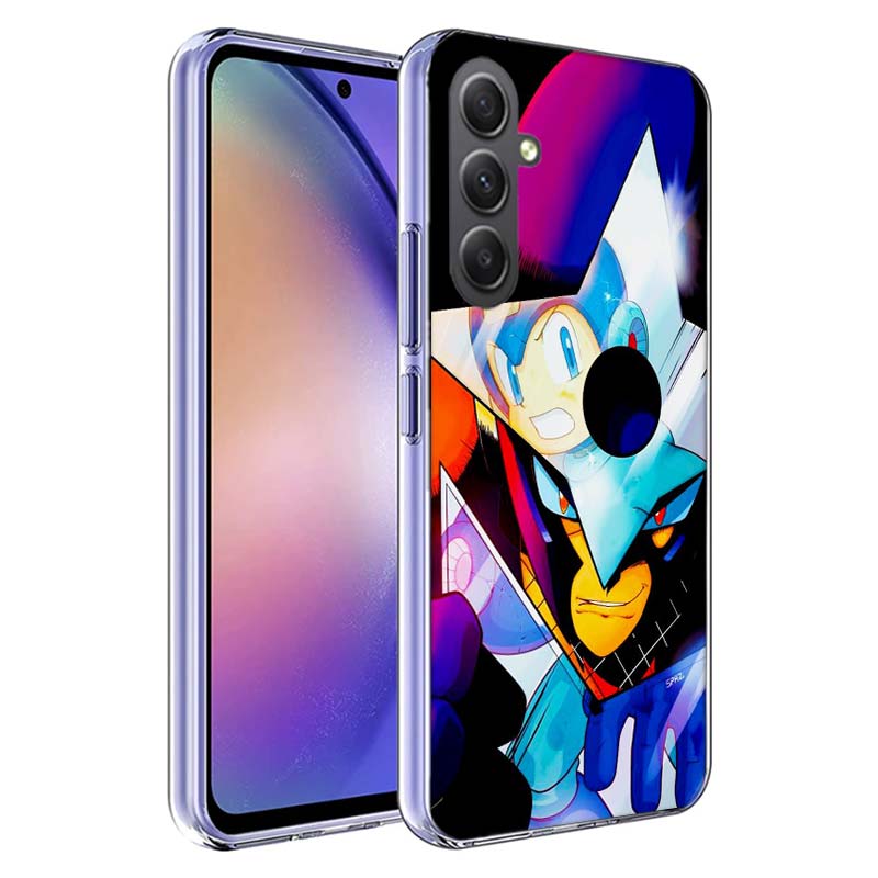 Game M-Megaman R-Rockman Phone Case for Samsung A17 A37 A57 A07 A16 A26 A36 A56 A06 A02S A12 A22 A32 A52S A04S A14 A24 A34 A54 A