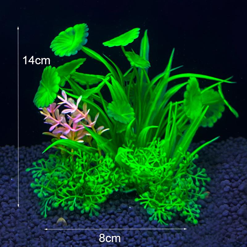 Artificial Aquarium Decor Plants Underwater Water Grass Aquatic Plastic Plants For Fish Tank Aquarium Decorations