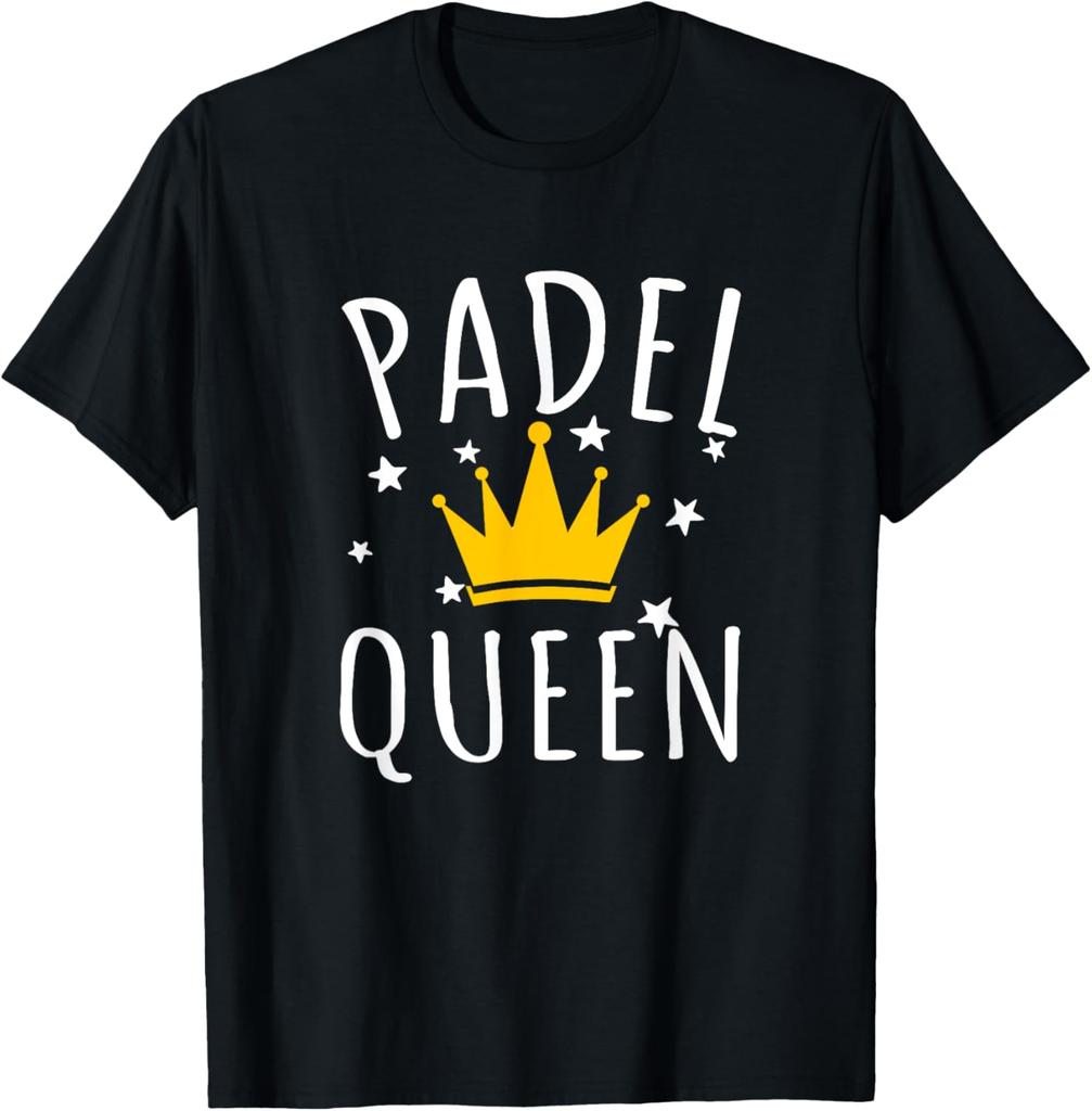 Dámské Padel Queen Cvičné Gag Dárek Padelové Tričko Unisex Letní Streetwear Topy Vtipné Tričko Ležérní Camiseta Hombre