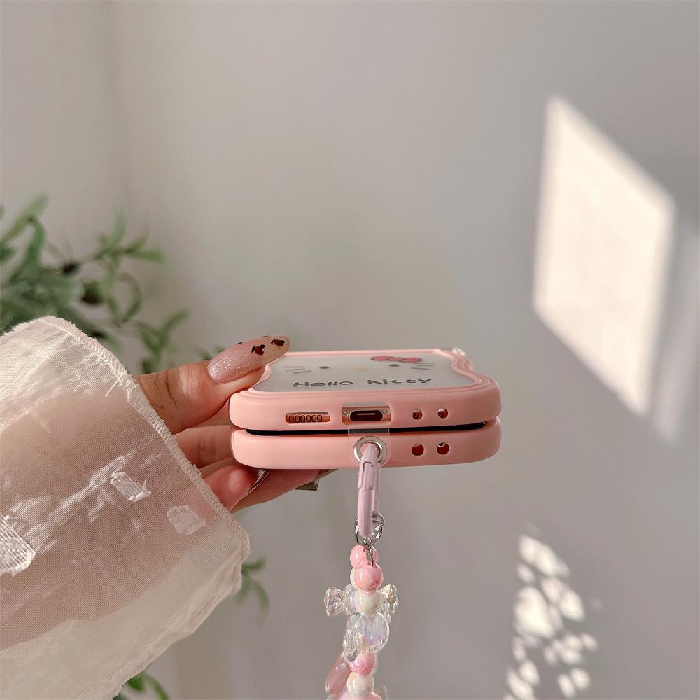 Hello Kitty Soft Folding Case with Lanyard for Galaxy Z Flip 7-3