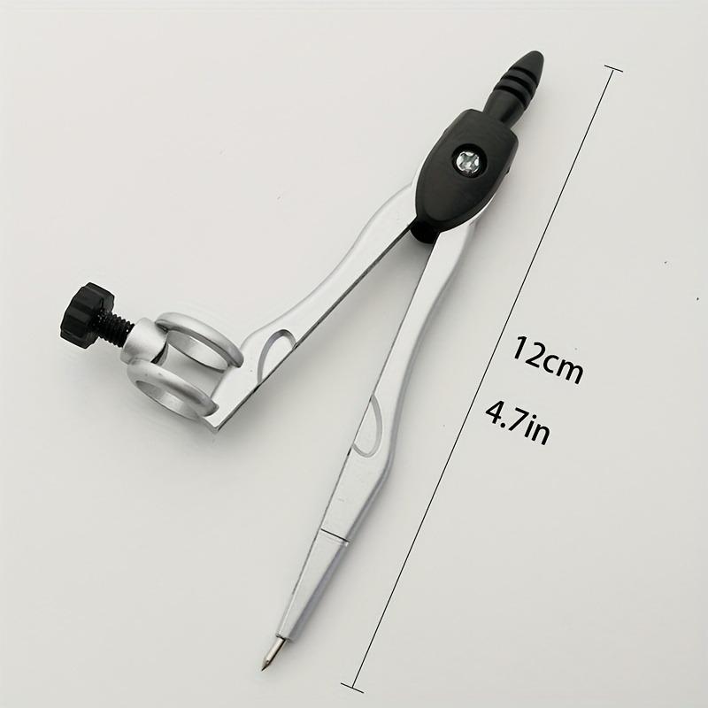 Doloha Precisie Metalen Passer - Een Geometrisch Gereedschap voor het Maken van Perfecte Cirkels, Geschikt voor Pennen met een Diameter tot 0.39inch (Pen niet inbegrepen)