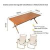 Conjunto Portátil Ultraleve de Mesa Dobrável e Cadeiras de Alumínio para Acampamento ao Ar Livre e Piqueniques